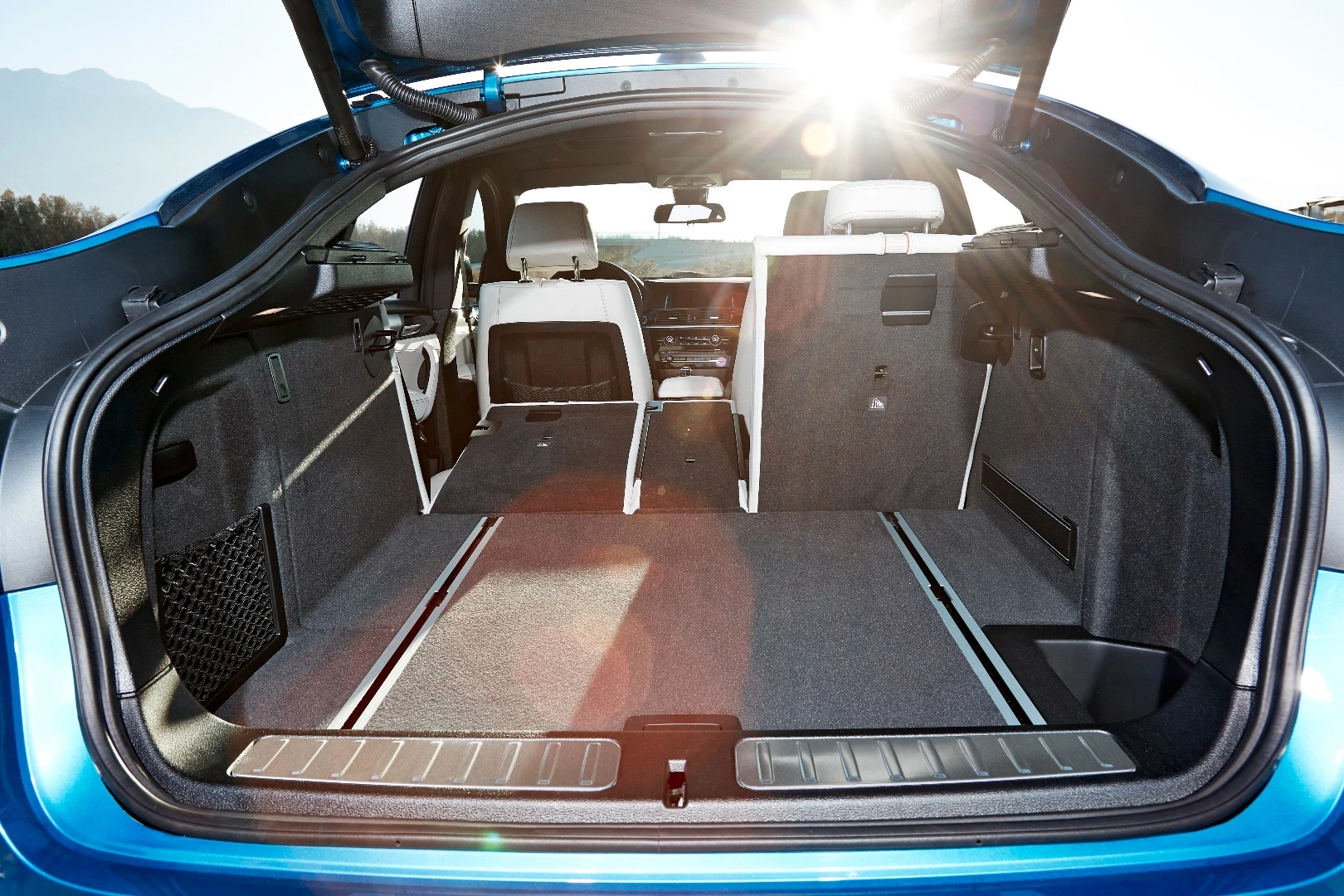 Sloping roofline aside, the X4 is reasonably practical