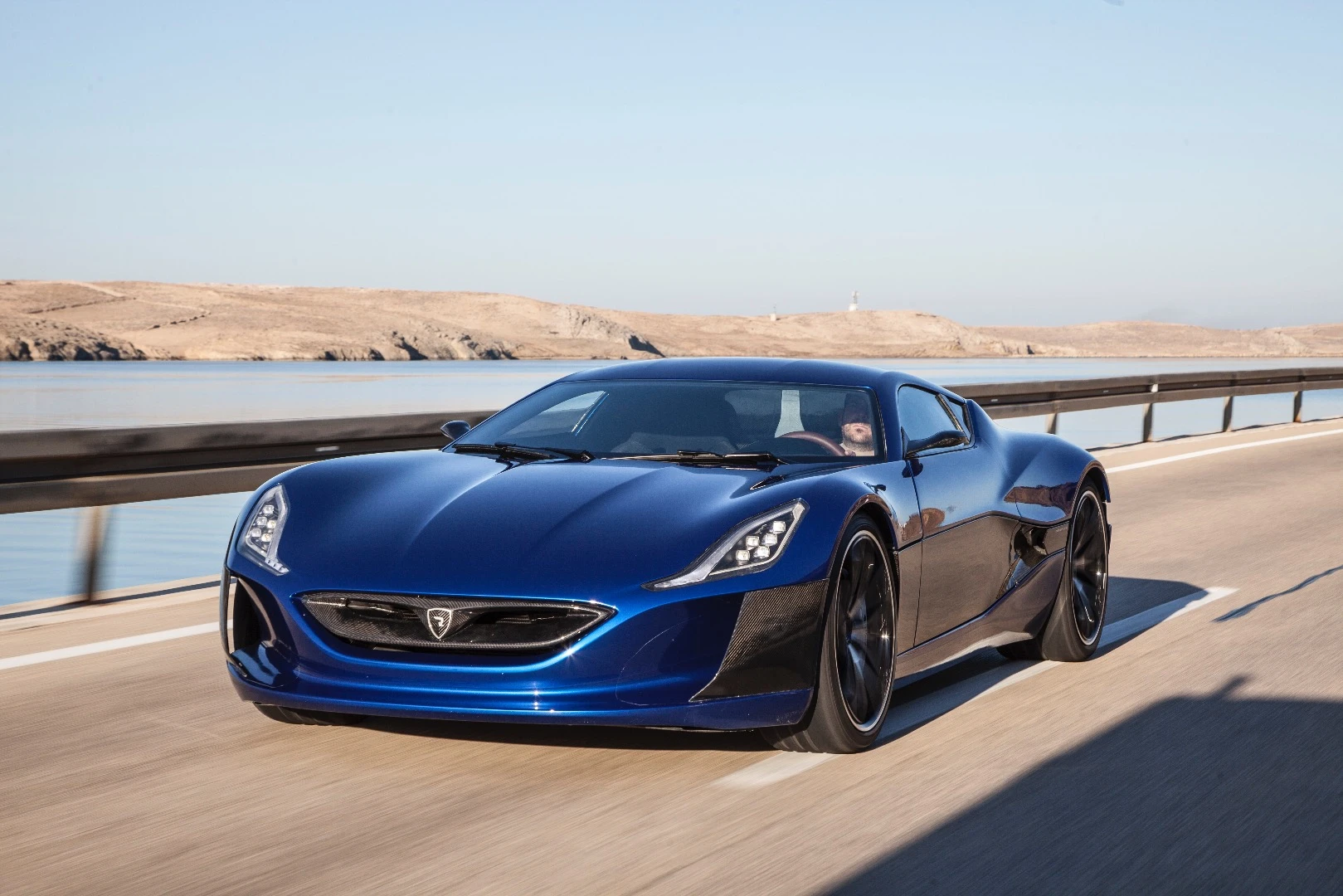 Rimac's All Wheel Torque Vectoring System adjusts the torque to each wheel and can be set by the driver for understeer, oversteer or neutral