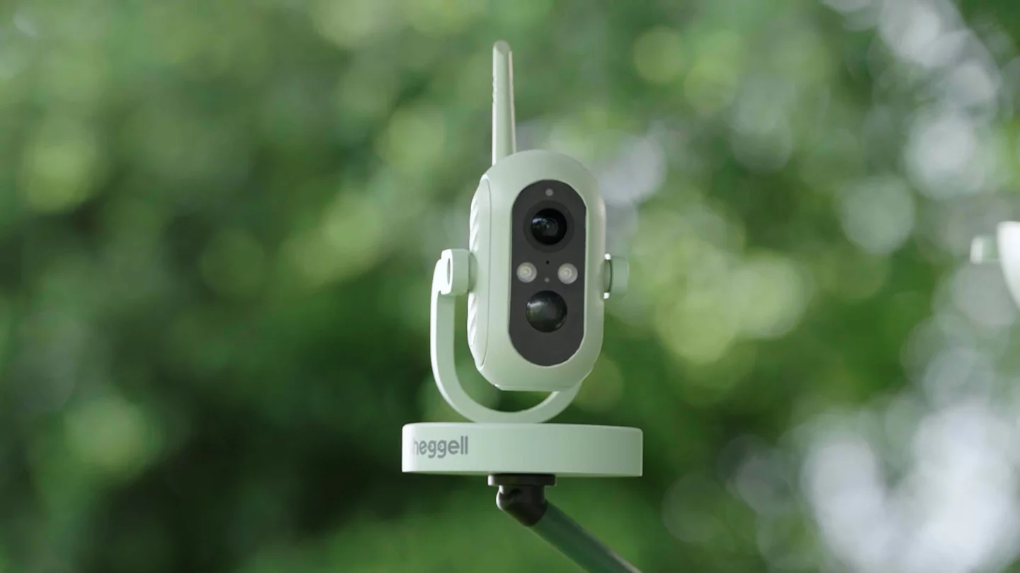 The camera can be set up in countless positions depending on your arrangement