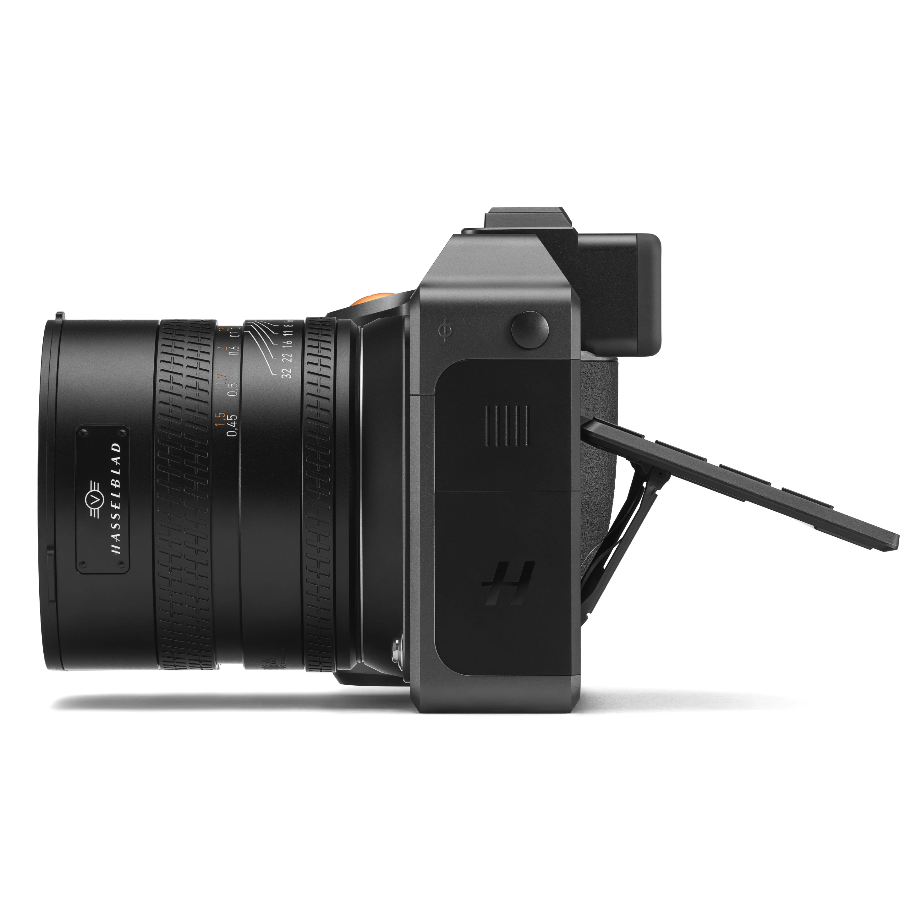 The X2D 100C mirrorless medium-format camera comes with 1 TB of internal storage, can accommodate CFExpress media and supports wireless data transfer over Wi-Fi