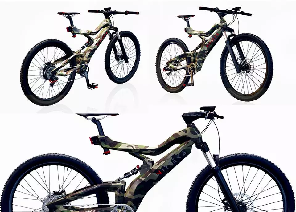 Nireeka carbon e-bike: upload your own design for a completely custom look