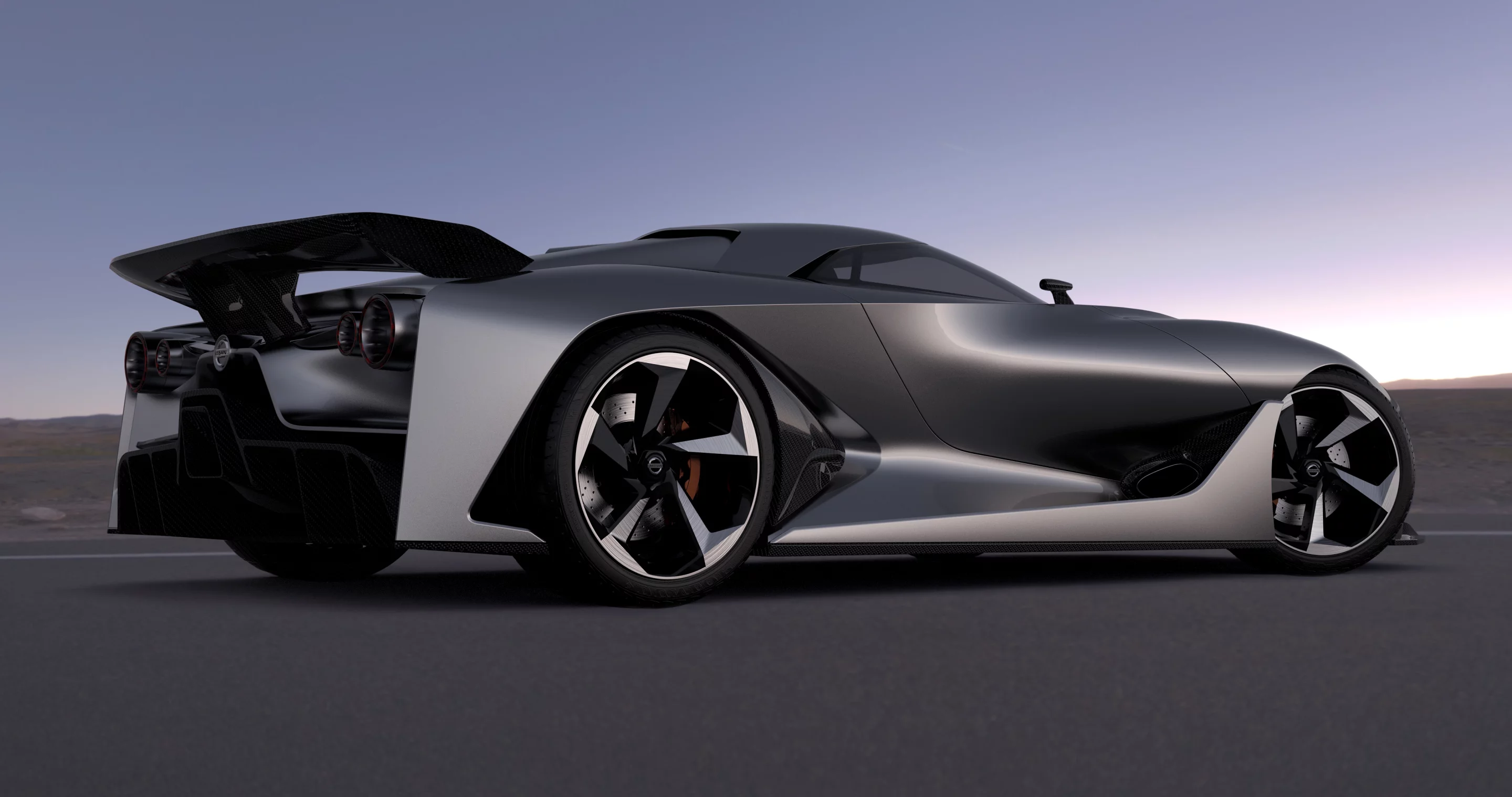 Concept 2020 Vision Gran Turismo oblique reear view