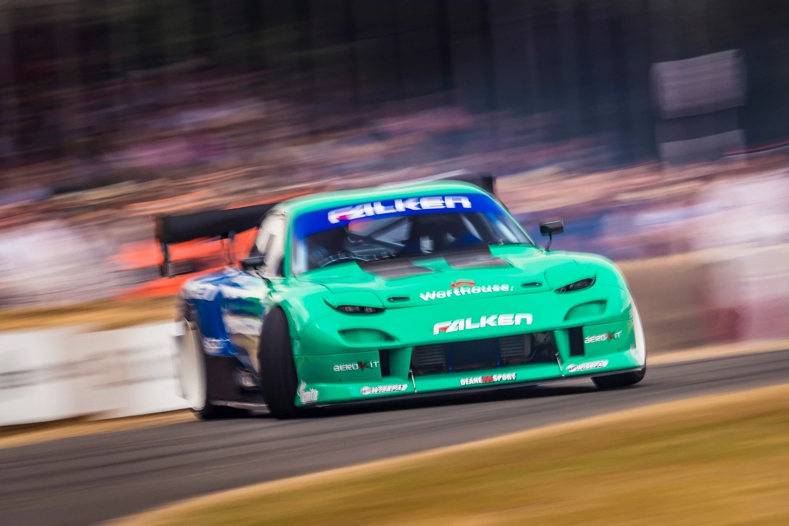 Drift car action from the 2018 Goodwood Festival of Speed