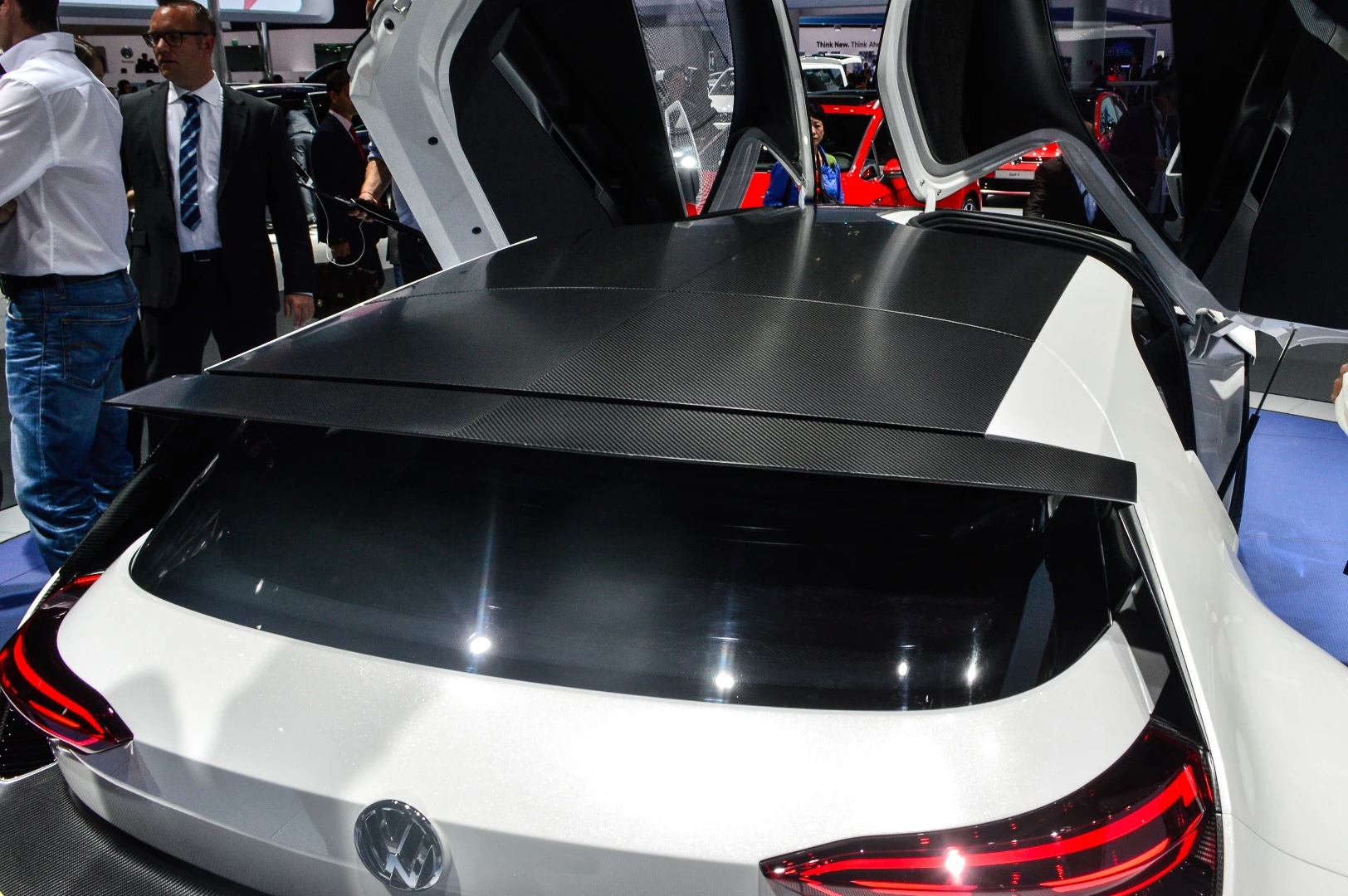 The Golf GTE Sport has a generous amount of carbon fiber in its build