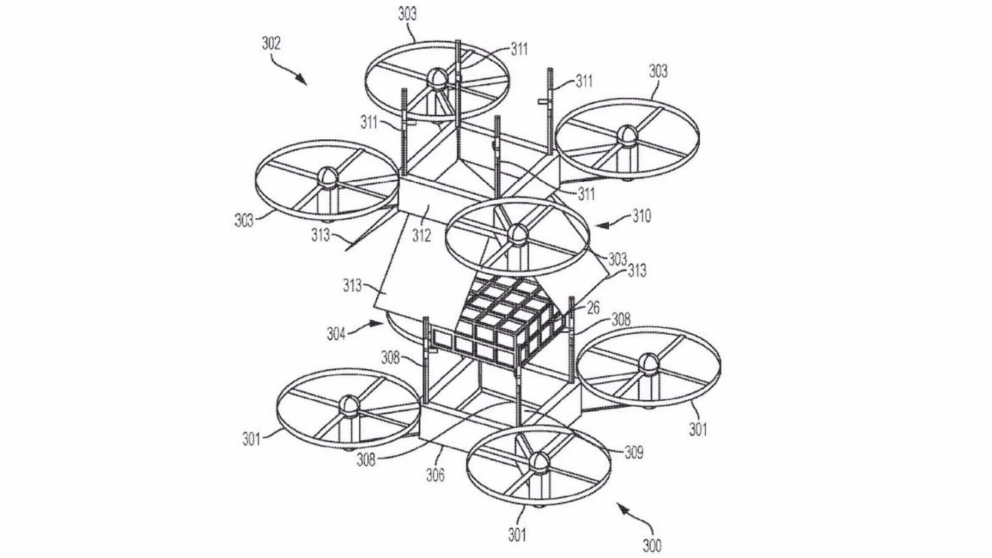 An alternative configuration to the arm drones