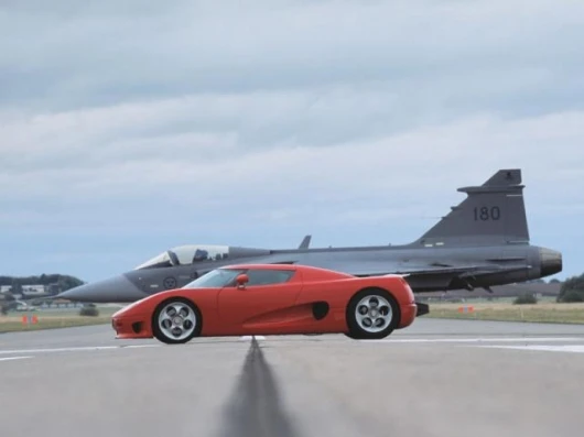 The Koenigsegg CCR is currently the world's fastest production automobile