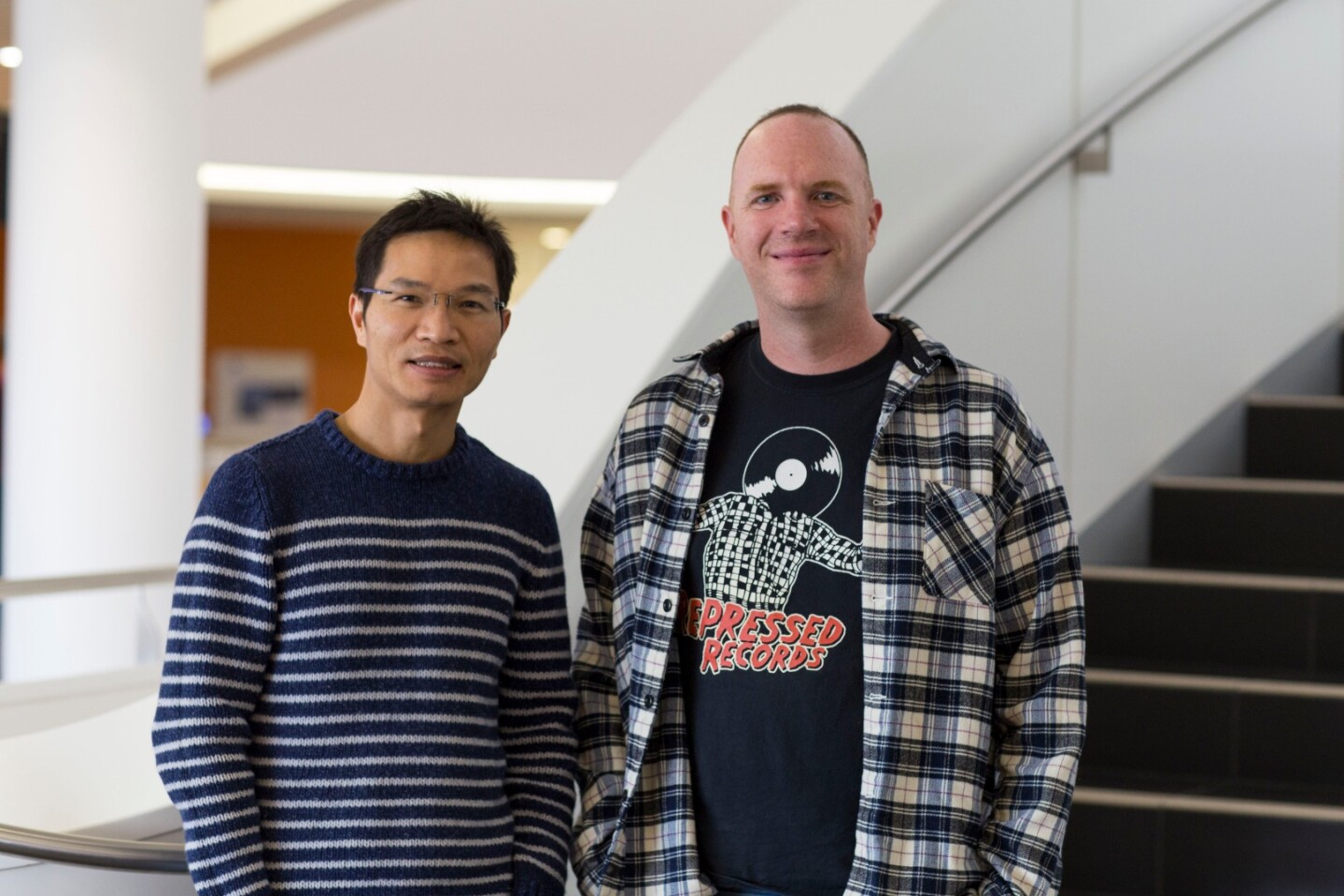 Associate Professor Greg Neely (right) and colleague Dr Thang Khuong