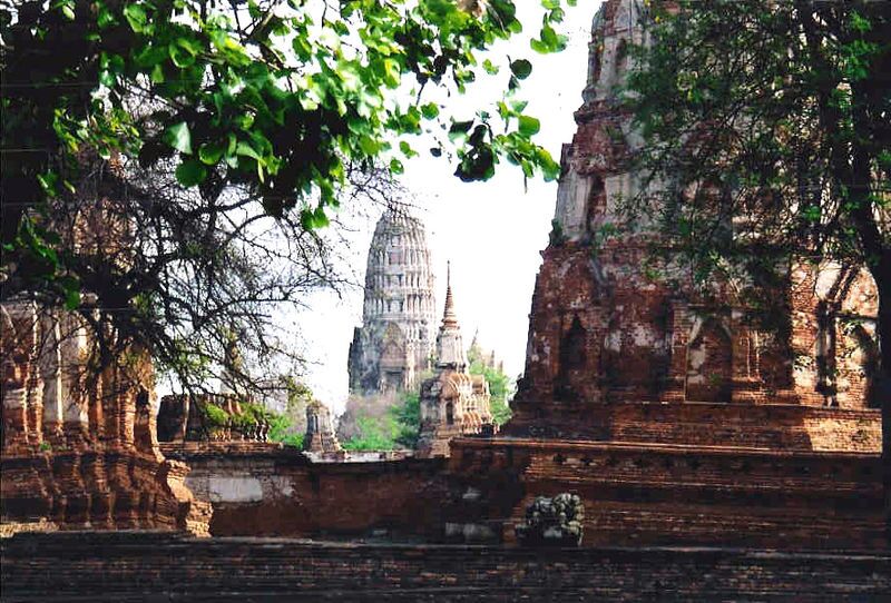 Ruined reliquary towers of the historic city of Ayutthaya (Photo: Patricia Young)