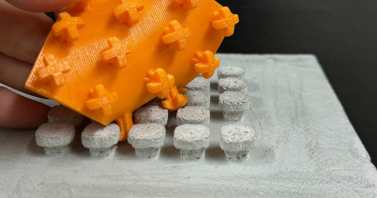Velcro-like system lets you replace walls by hand