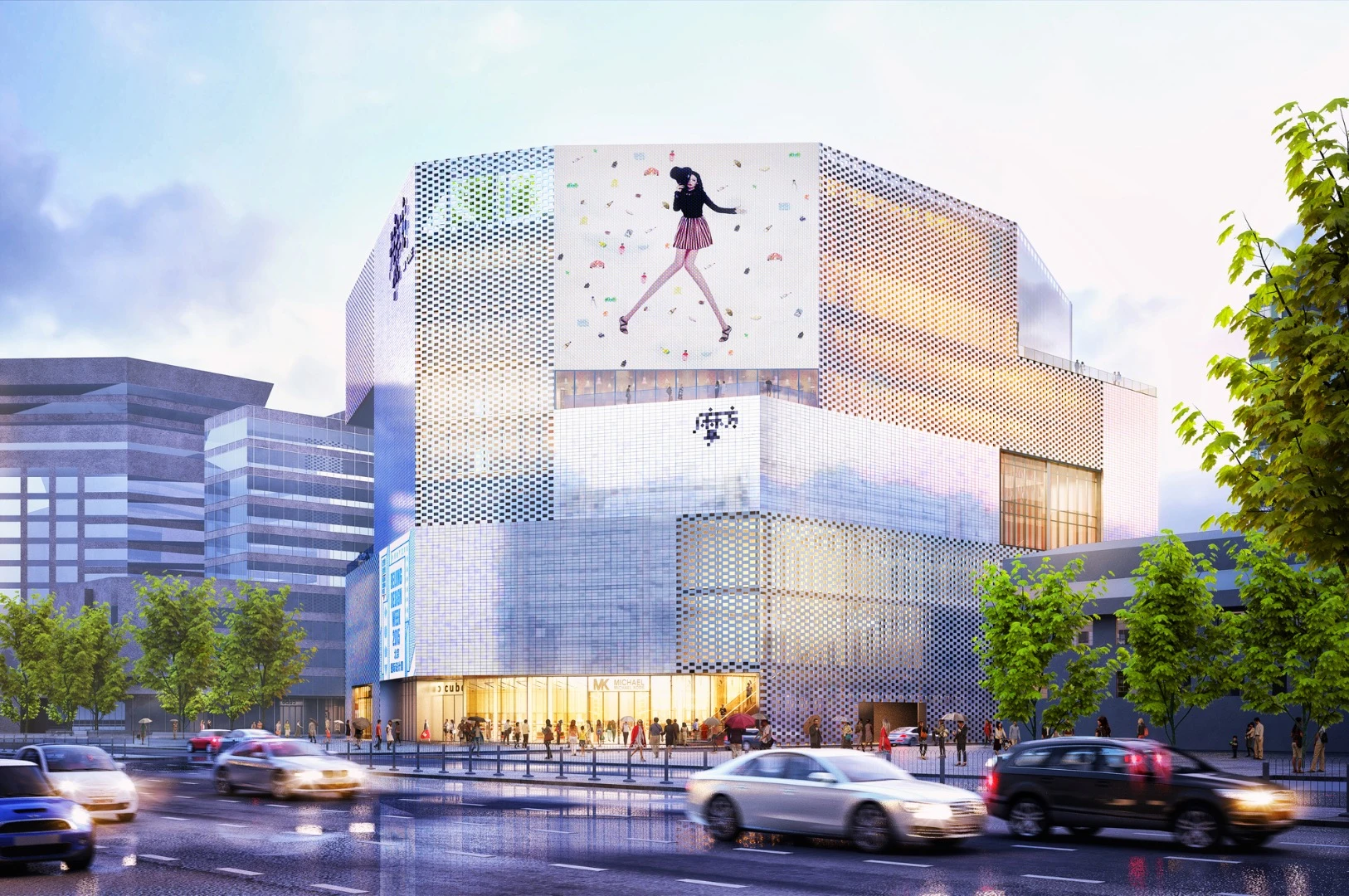 The pearl of Beijing: Chongwenmen M-cube has been under development since 2012