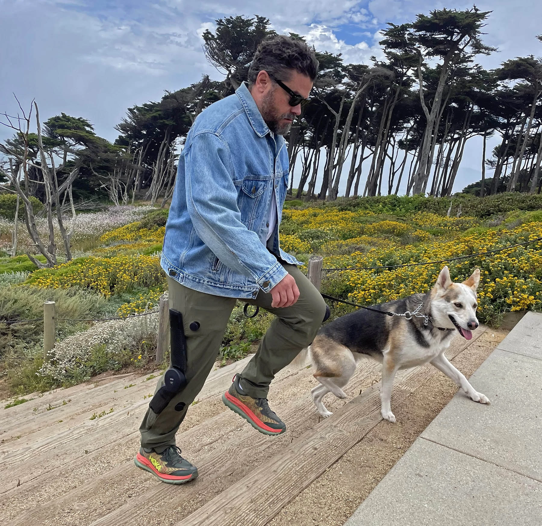 The Skip MO/GO pant won't help you run as fast as your K9 companion