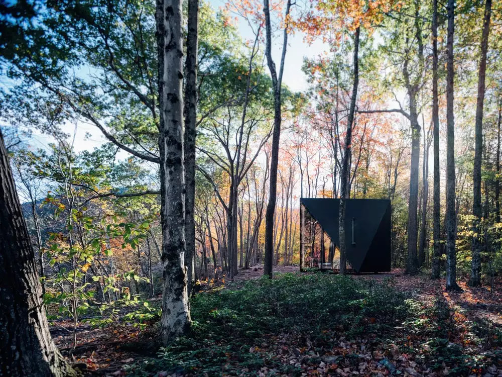 "A45 is the first prototype constructed in upstate New York and will be customizable inside and out for future home-owners to purchase, tailor and have the tiny house built within 4-6 months in any location, for any purpose," says BIG
