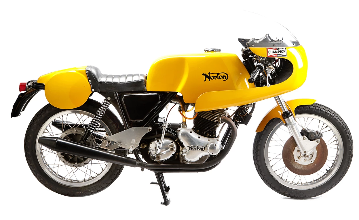 The Commando Production Racer was the ultimate development of the Big British Twin motorcycle layout as well as being the fastest, best-handling, lightest and quickest Norton Commando you could buy. They were hand built by Peter Inchley’s famous "Long Shop" race department team estimates suggest somewhere between 100 and 120 were built, making this a very desirable motorcycle. The ultimate Commando proved its worth in British and European production racing during the early seventies, virtually owning the class. Estimate: NZD$35,000 to 45,000 (US$22,000 to $28,000)