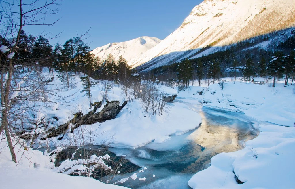 Located outside the small town of Gudbrandsjuvet, Norway, Juvet is positioned amid its main attraction - the pristine forest