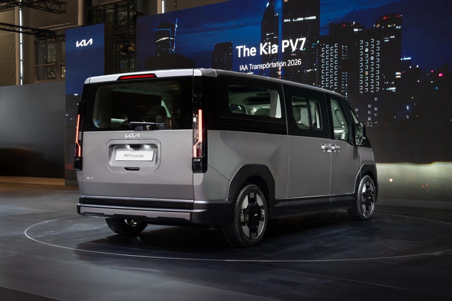 Kia PV7 Passenger in Steel Grey