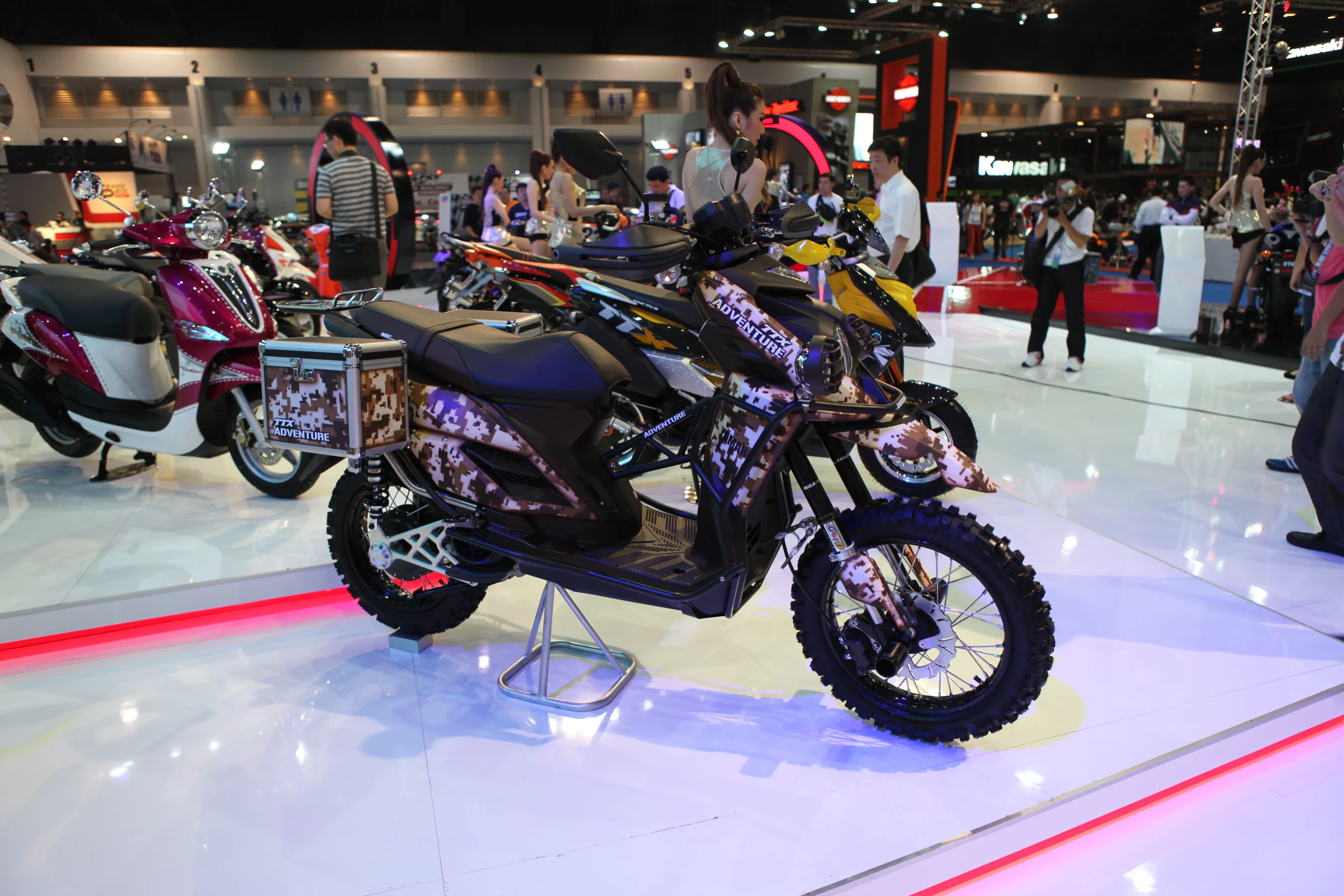 The Yamaha TTX Adventure scooter