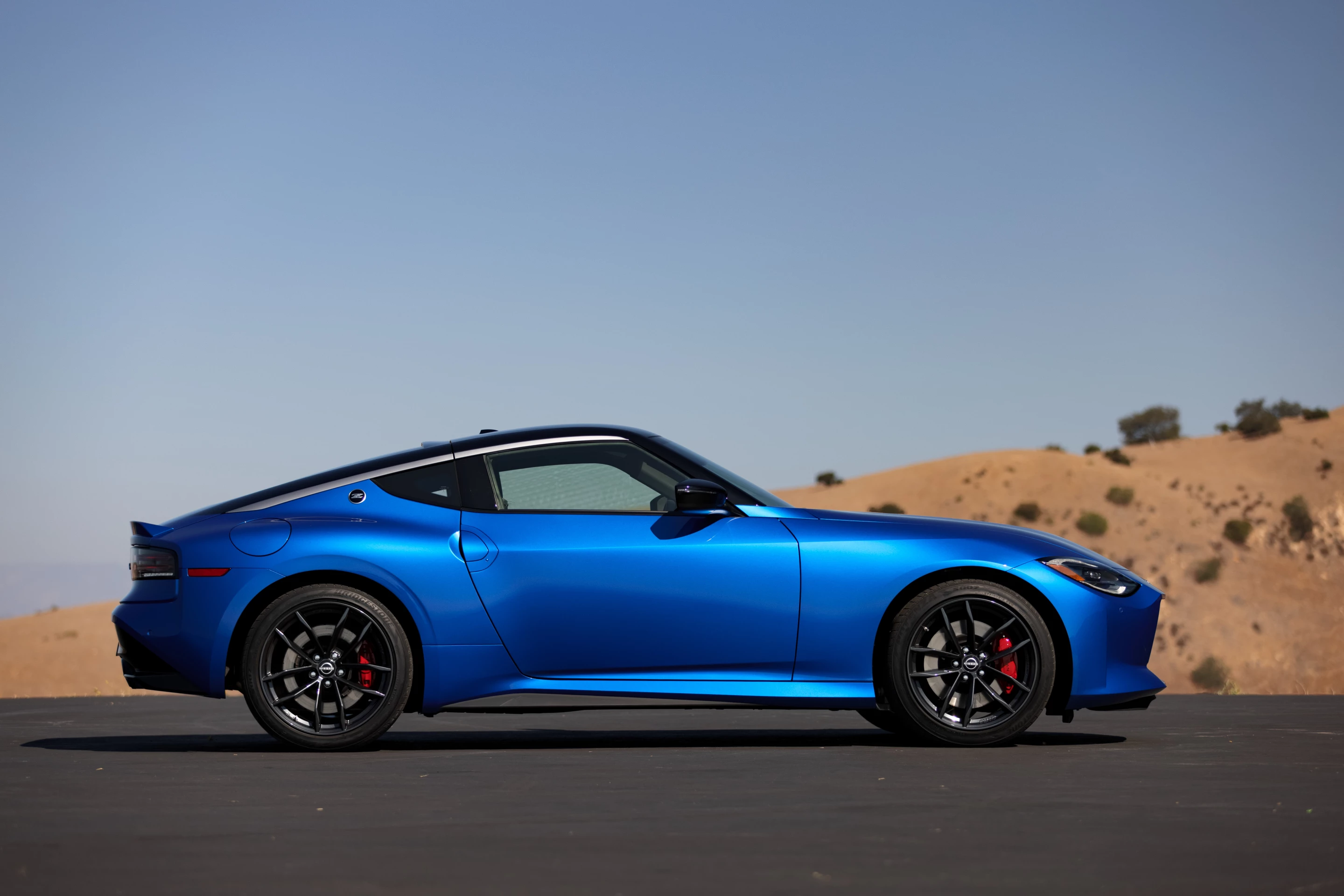 The silhouette of the new 2023 Nissan Z is very much like the beautiful Z Prototype seen at car shows and events for the past couple of years
