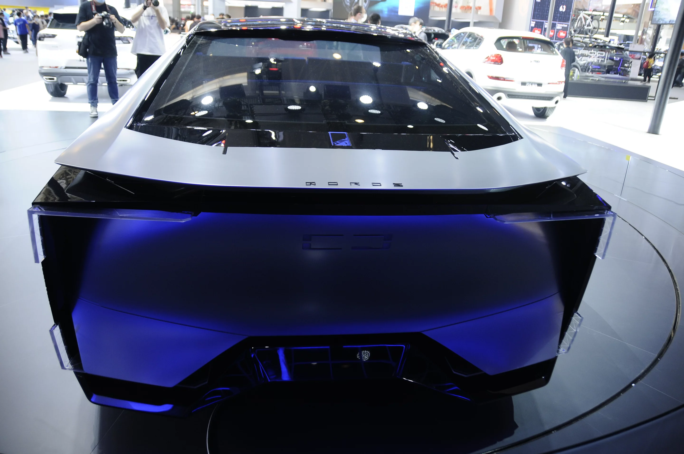 The Qoros Milestone C3 concept rear view isn't any better than the front