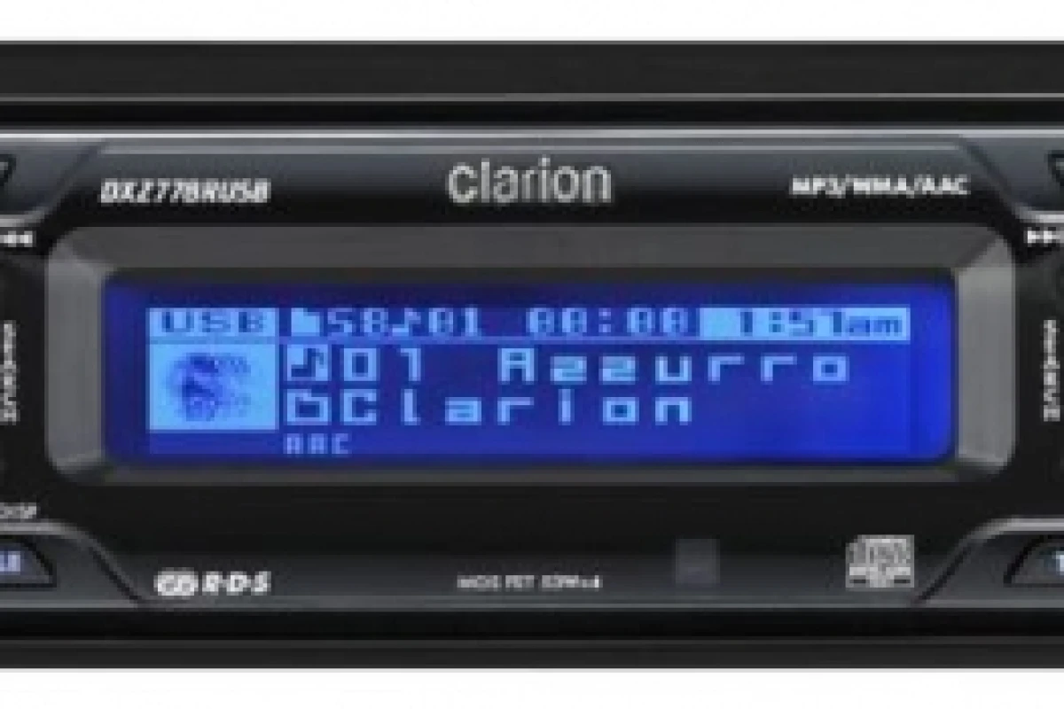 Clarion's DXZ778RUSB Car audio receiver with USB