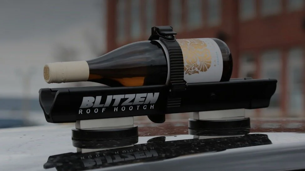 Blitzen is a drink cooler for the roof of your car