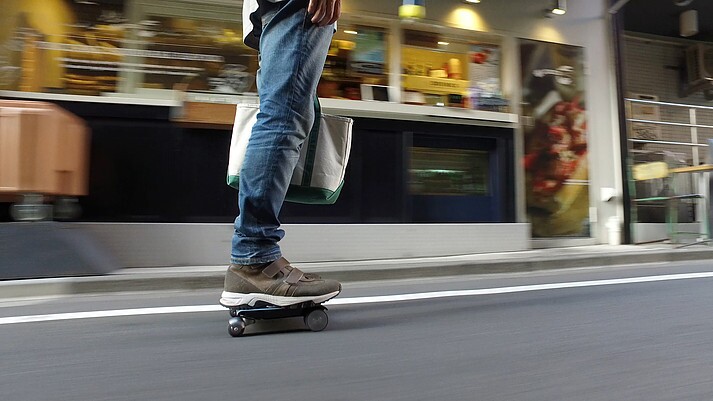 The WalkCar has a top speed of 16 km/h (10 mph)
