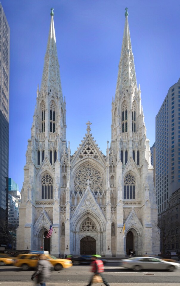 The St. Patrick's Cathedral project involved the renovation of the historic building, designed by Murphy Burnham & Buttrick Architect