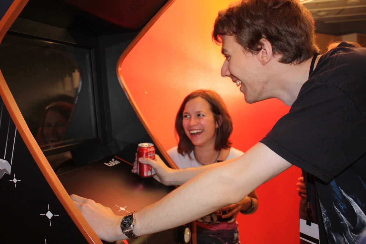 Eye-tracking and eye control specialist Tobii has given Atari's classic Asteroids arcade game a modern make-over, with players using only their eyes to aim and shoot at flying rocks to save the world from being smashed to pieces