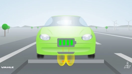 The electric car of the future will “refuel” while driving or parked, completely automatically and without physical contact, using the principle of electromagnetic induction