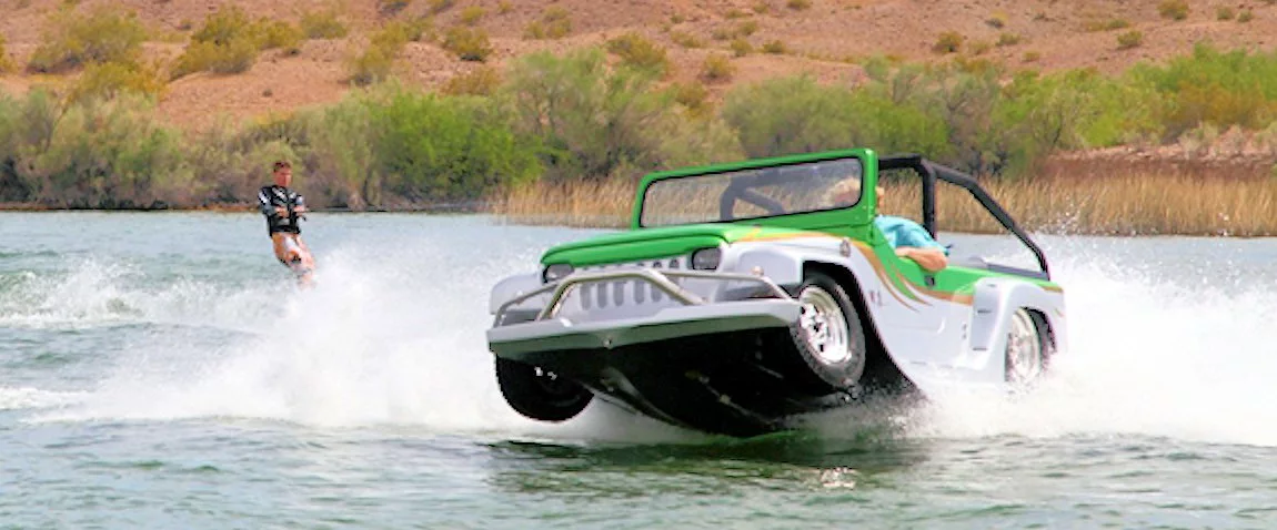 Panthers have plenty of power for water skiing or wakeboarding (Photo: WaterCar)