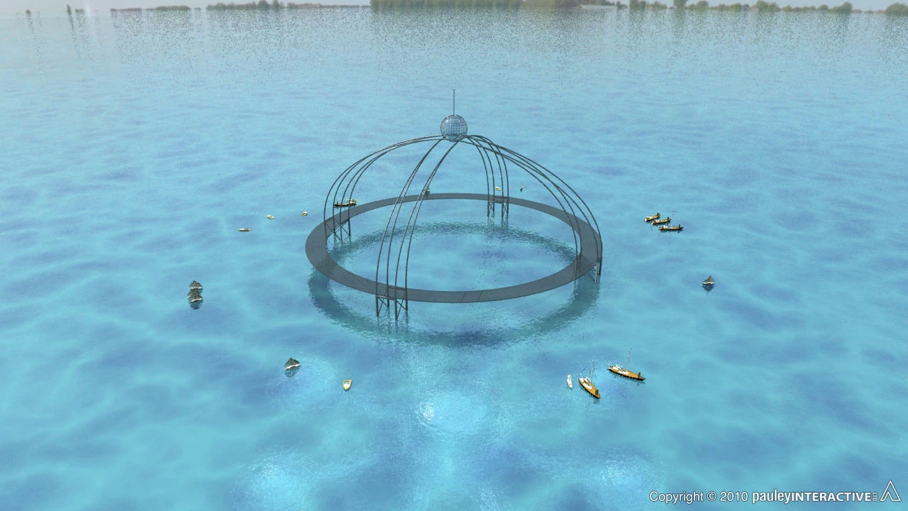 Sub-Biosphere 2 is a self-sustaining marine environment for human, animal and plant life.