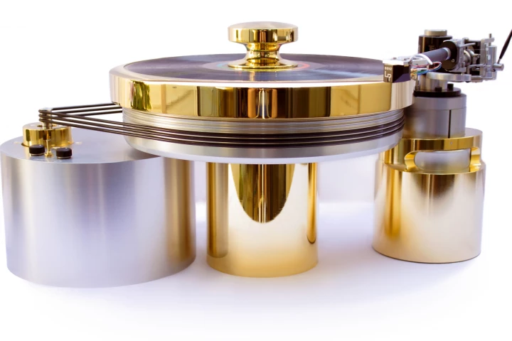 The One Degree of Freedom turntable features new technology to help keep system-related acoustic blurring or distortion from spoiling the enjoyment of the audio - at a cost of $150,000 (Photo: Onedof)