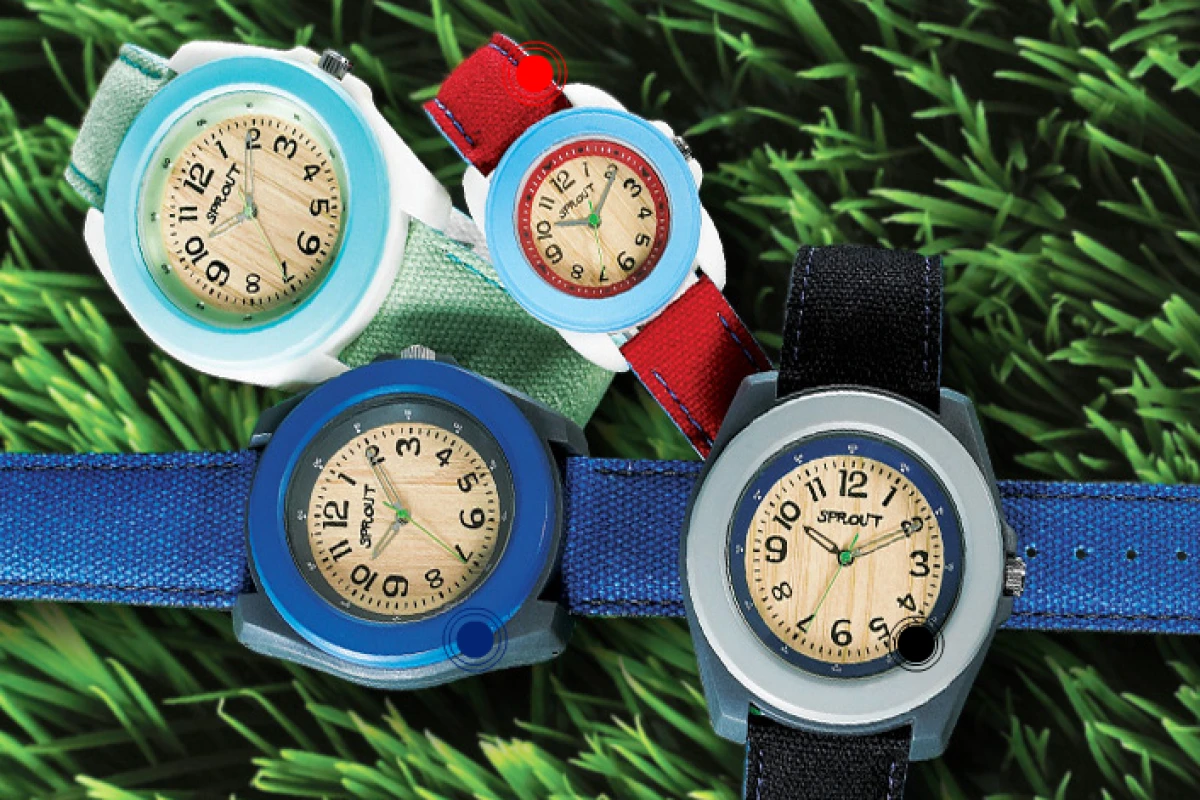Sprout watches are reportedly 80-86% eco-friendly by weight