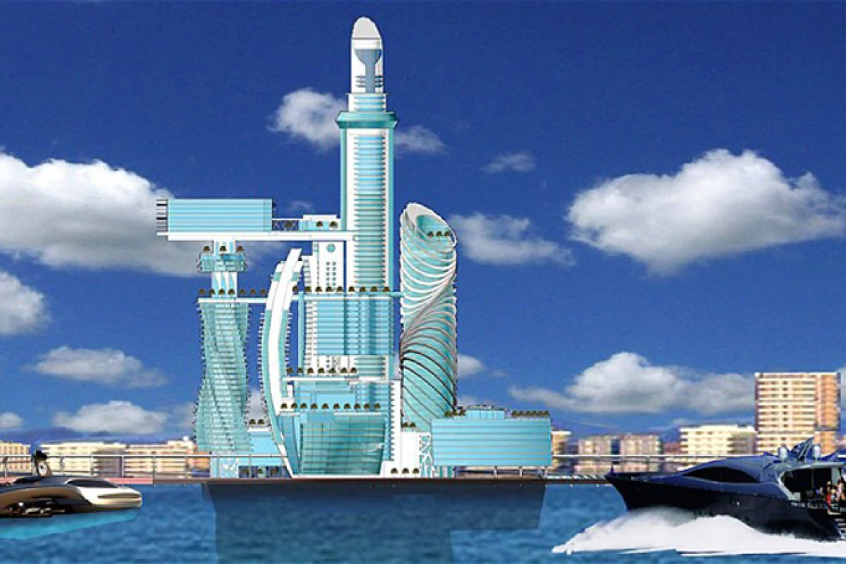 Europe’s first man-made island and "space hotel" by US based company Mobilona