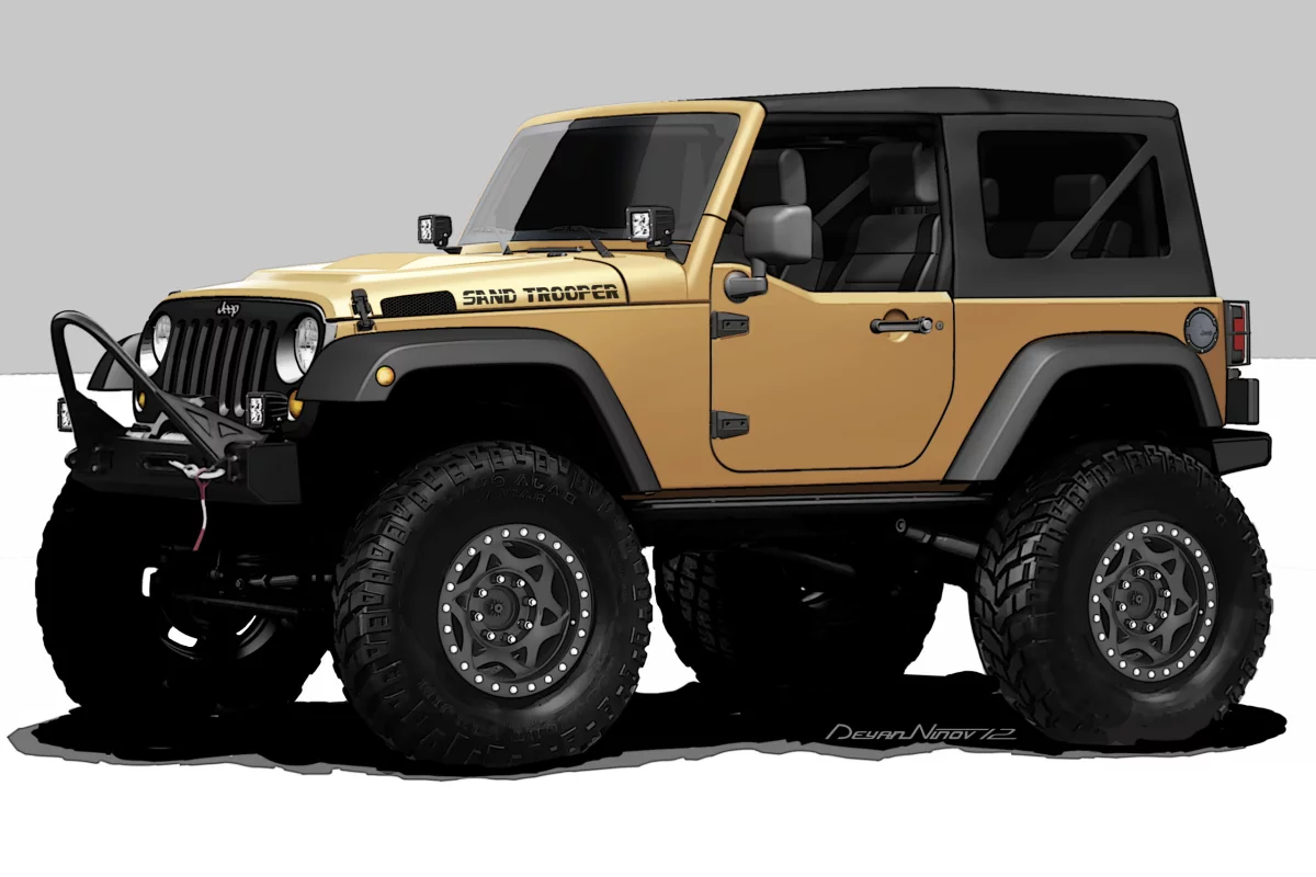 Jeep Wrangler Sand Trooper