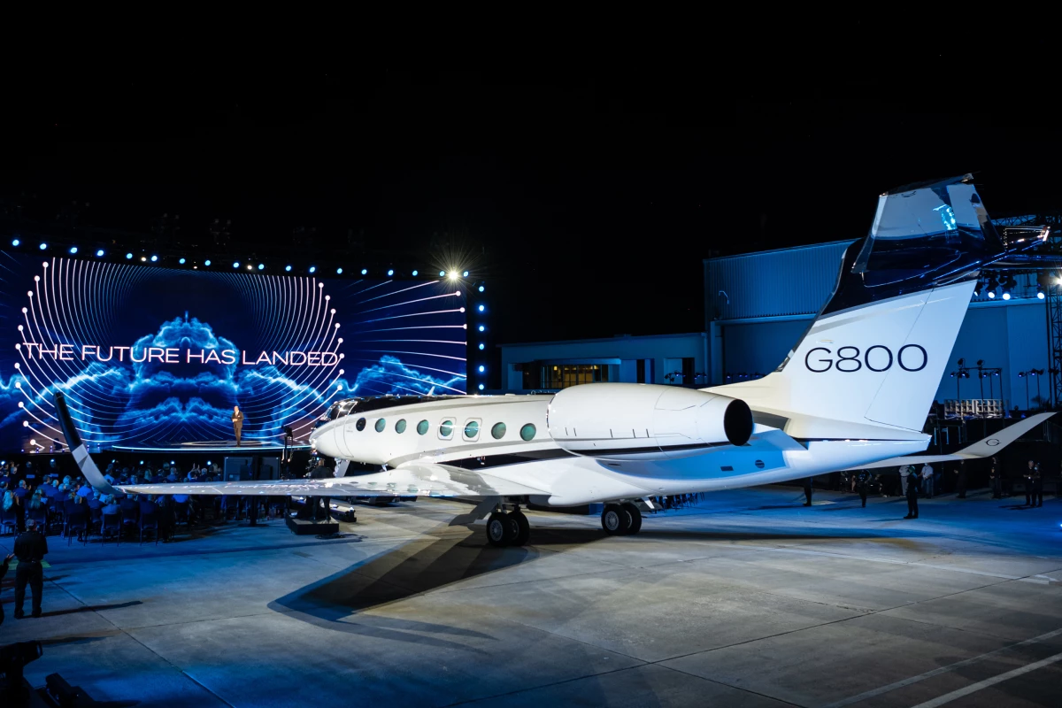 The G800 at the Gulstream presentation