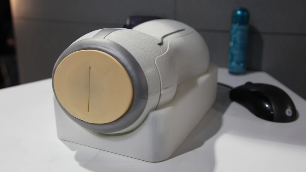 The RealTouch device works in conjunction with specially encoded video