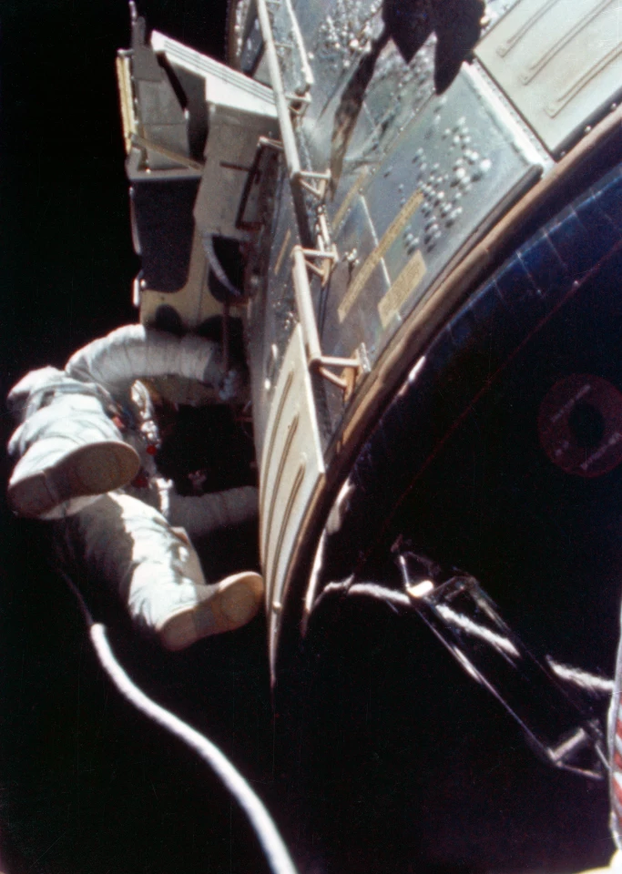 The Apollo 15 deep-space spacewalk
