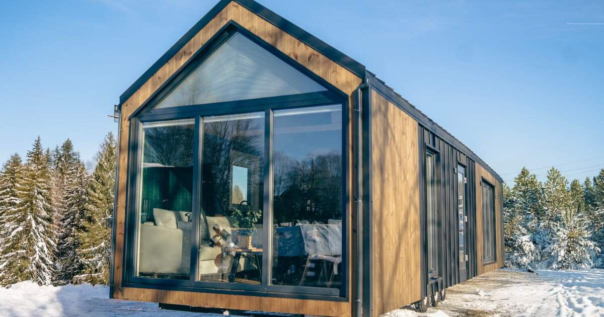 Extra-wide tiny house makes full-time small living comfortable