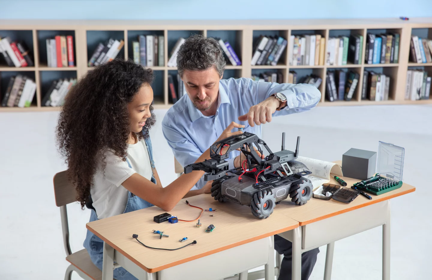 The RoboMaster EP Core has been designed to help educators teach robotics in an engaging, hands-on way