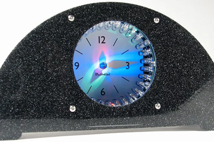 The Bulbdial Clock - an electronic take on an ancient timepiece.