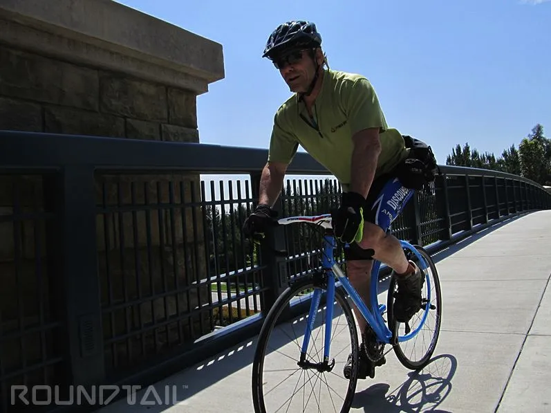 The Tortola RoundTail bicycle replaces the frame's traditional rear triangle with two shock-absorbing joined rings