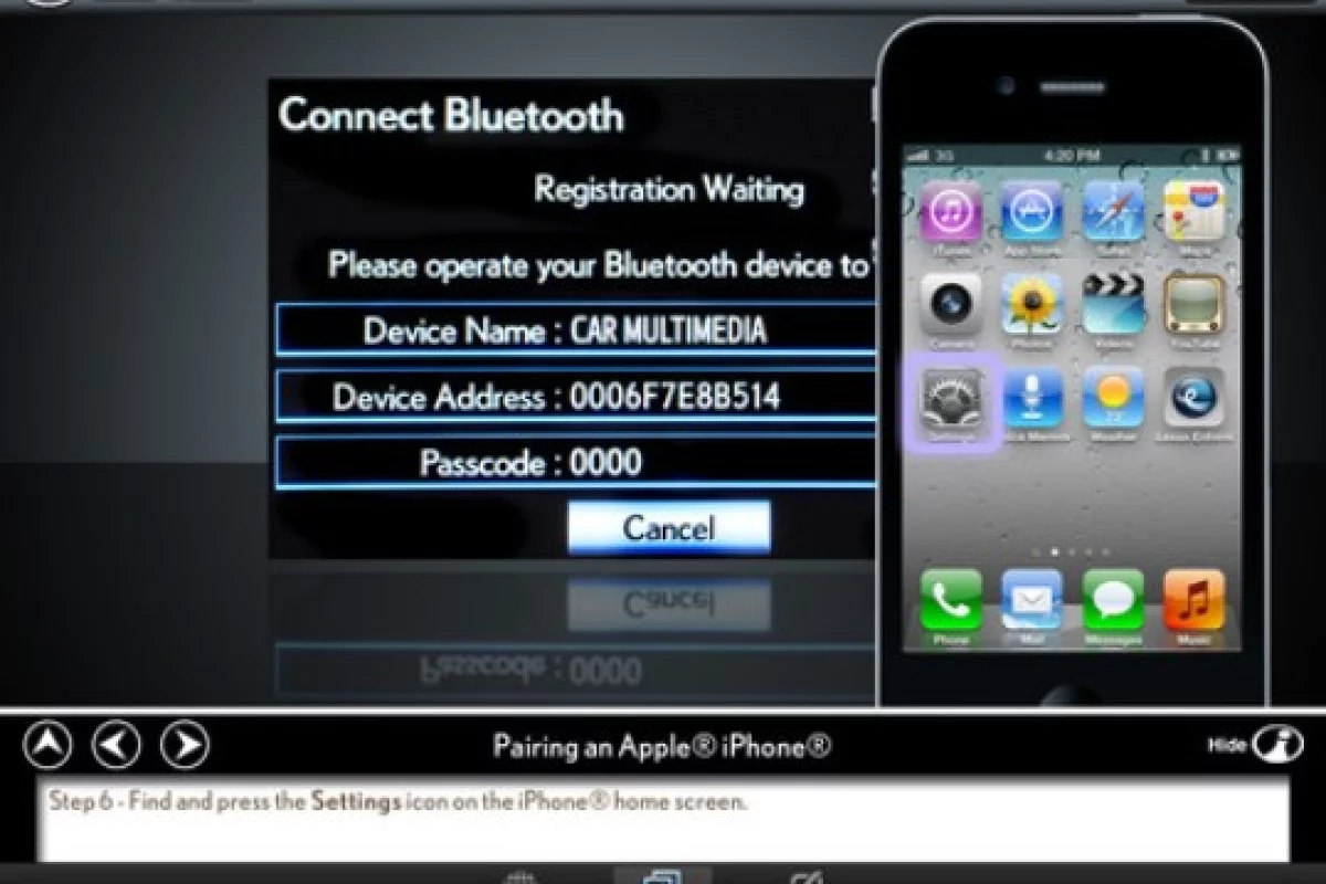 The Enform system connects to your smartphone to bring Internet and apps