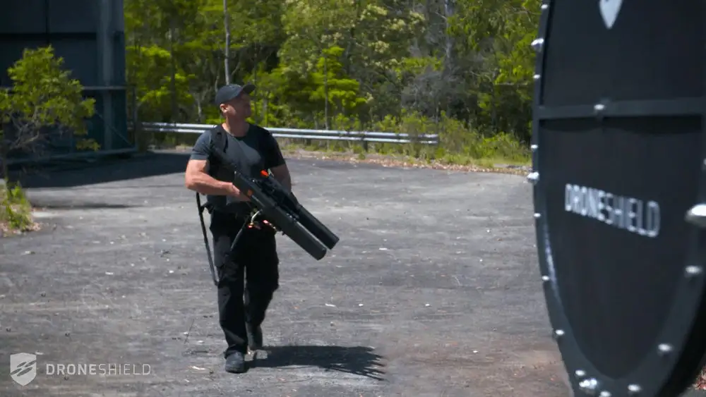 Unlike some anti-drone approaches, the 5 kg (11 lb) Dronegun doesn't place any animals in harm's way and doesn't require reloading of nets or other materials