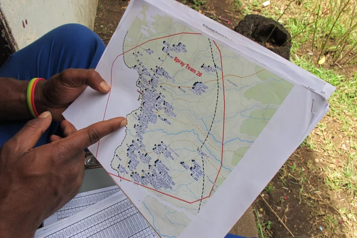Satellite and GIS data is helping developing countries better manage limited resources in the fight against parasitic diseases (Photo: Lasse S. Vestergaard/WHO)