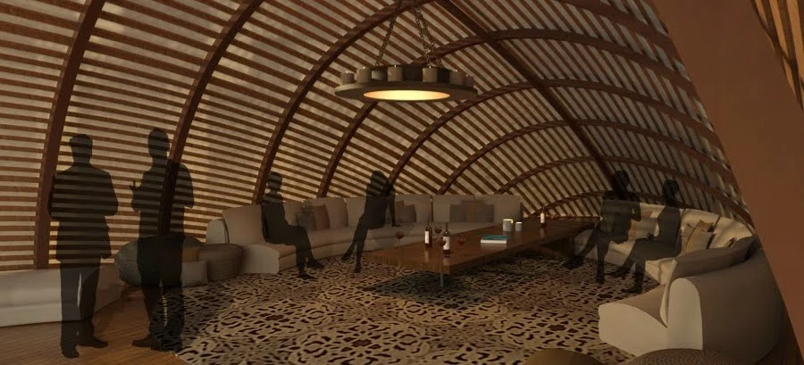 The firm also envisions it being used as a party venue