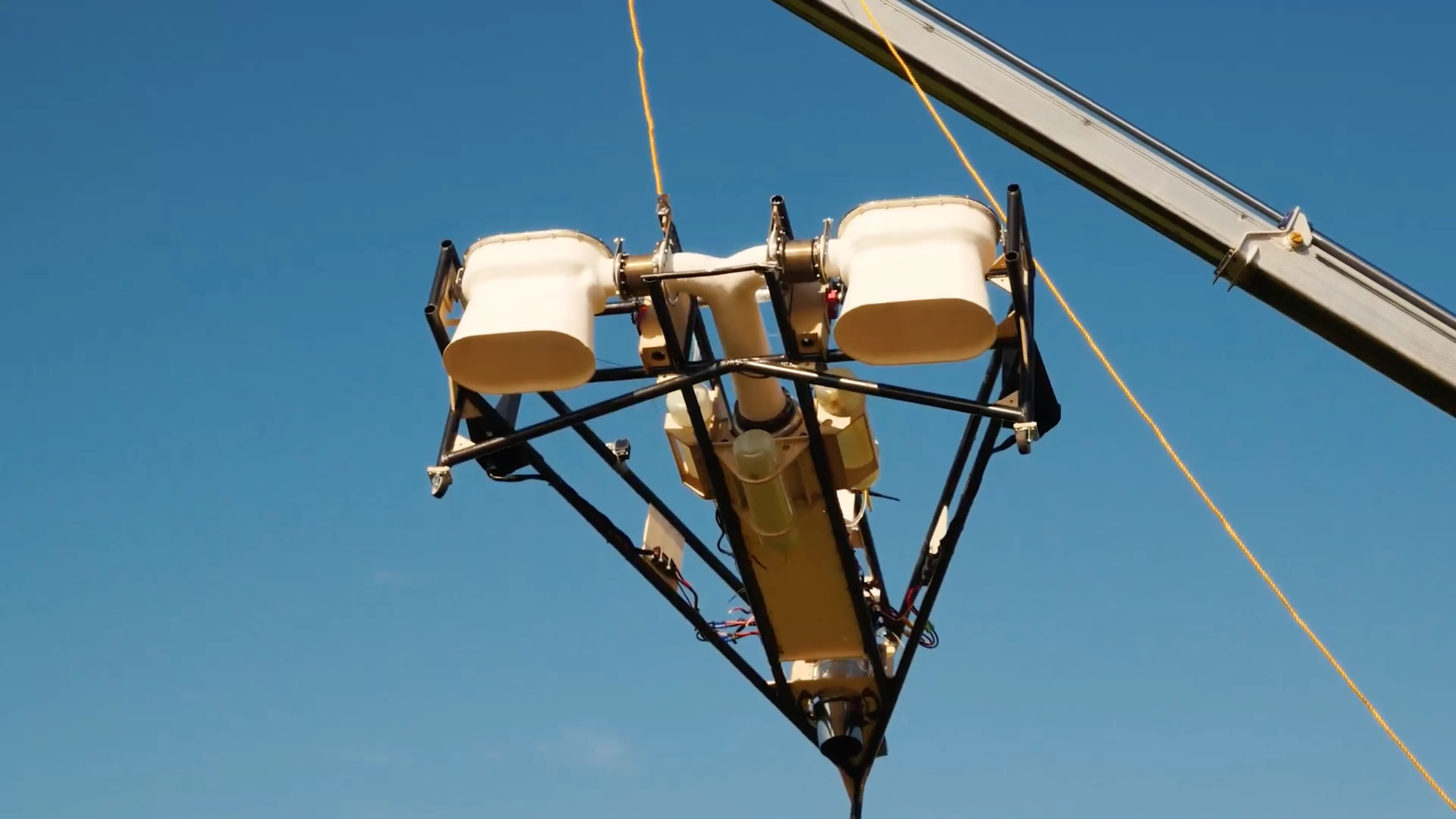 Tethered testing of the FPS system in a vectored thrust VTOL platform
