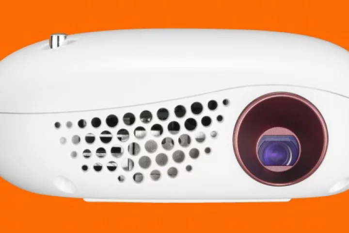 LG's new Minibeam Nano can project an image measuring up to 100 inches across
