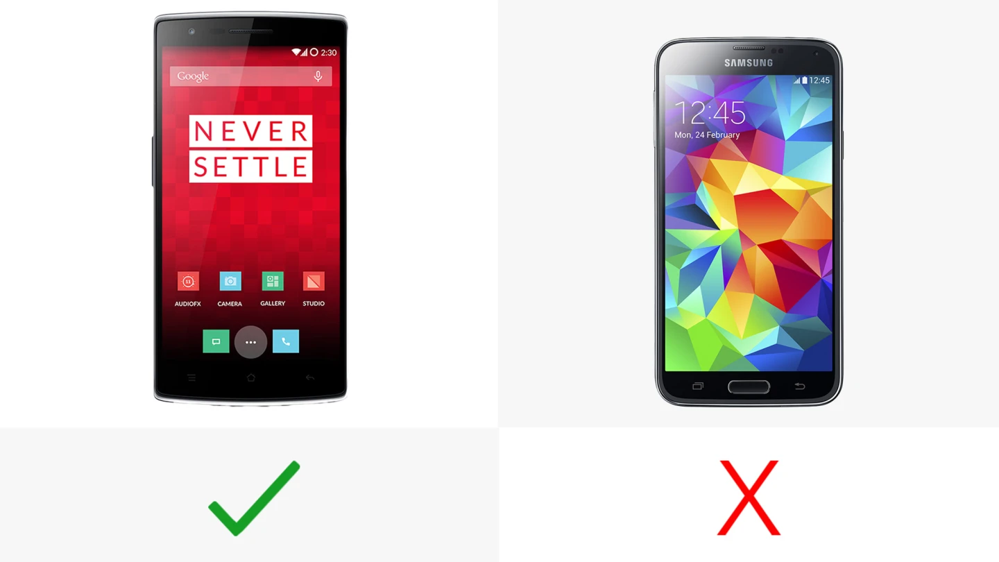 The OnePlus One has a dual LED flash