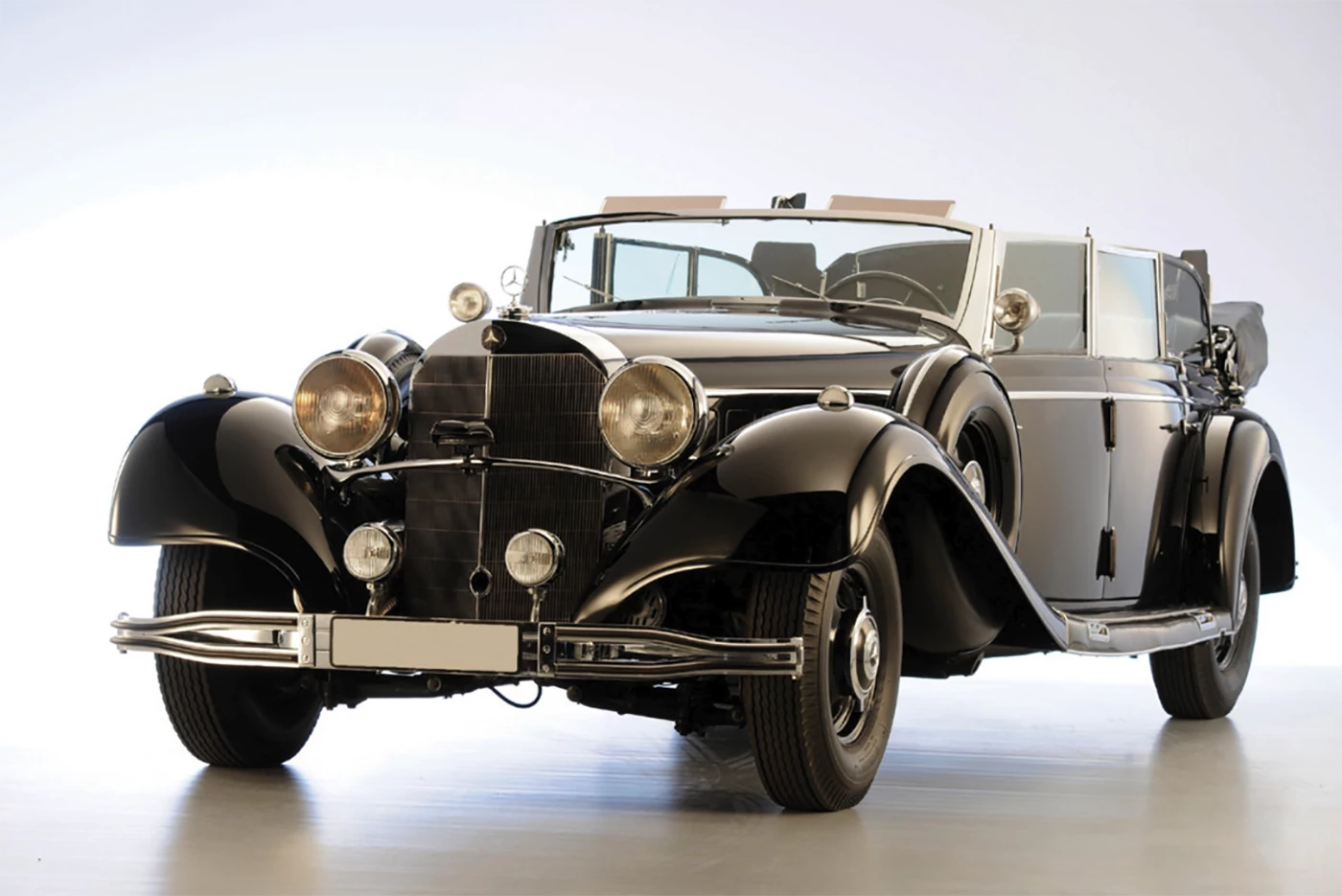 This 1939 Mercedes-Benz 770K Grosser Offener Tourenwagen was used as the main parade car of Adolf Hitler from October, 1939, until May, 1941