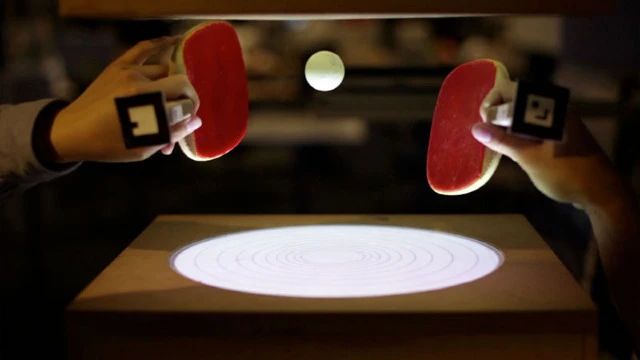 ZeroN can move through the air on its own, following a prerecorded path